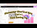 क्या आप भी सिर्फ एक Shortcut Key से Elementor ka Navigator open करना चाहते हैं?#youtubeshorts
