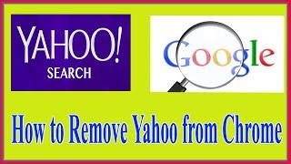 How to remove Yahoo search from Chrome on Windows 10
