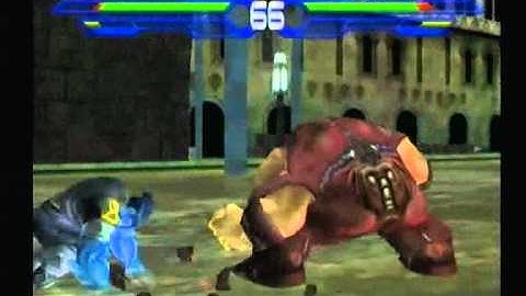 X-men Next Dimension  - Walkthrough - Fight 11 -  Beast vs. Juggernaut