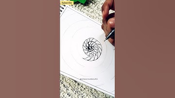 Wait for end 🤩 #artresscravebeautiful #zentangle #art #shorts