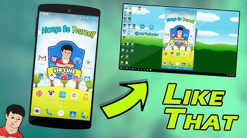 How to Mirror Android Screen to PC Without USB, Root or Lag Only for Samsung Devices