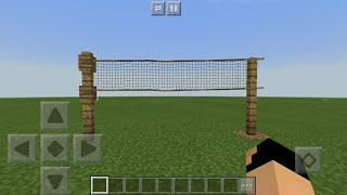 MCPE 1.2 How To Make A Realistic Tennis Net | Command Block Creation screenshot 3