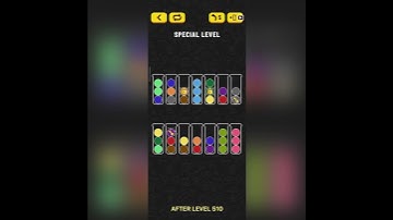 Ball Sort Special Level - Locked Ball (after Level 510)