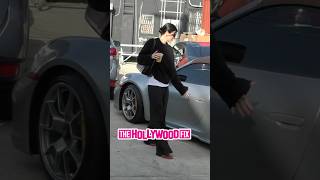 Kendall Jenner & Ben Gorham Stop By Architecture Book Store On Melrose Ave. In West Hollywood, CA