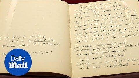 New Alan Turing notebook shows codebreaking was a 