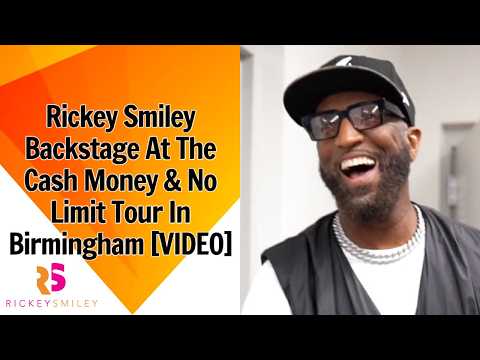 Rickey Smiley Backstage At The Cash Money & No Limit Tour In Birmingham
