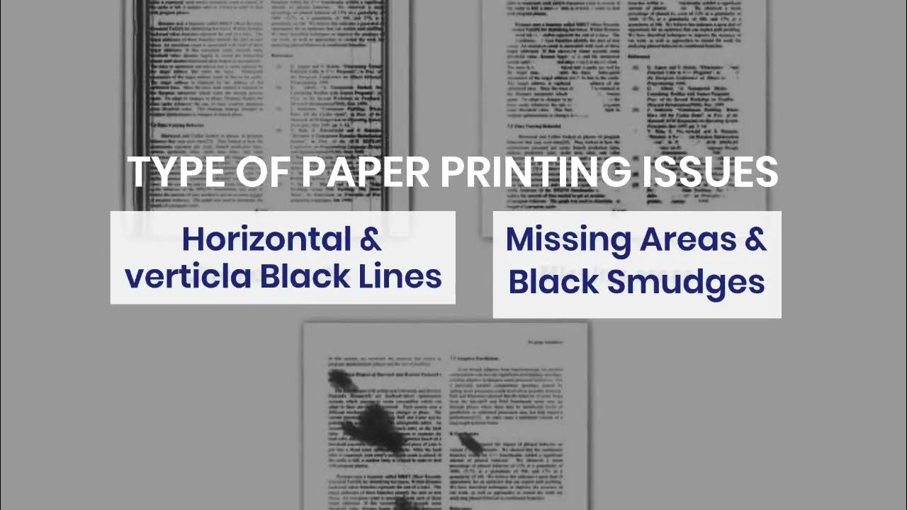 Fix hp printer printing black lines printer prints black smudges hp