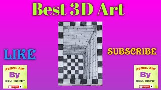 Very Easy !!  How To Draw 3D Hole  - 3D Trick Art On Paper |  3D Drawing Hole Easy.
