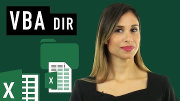 Controleren of bestand of map bestaat met Excel VBA (DIR-functie) - Bestand openen of map maken
