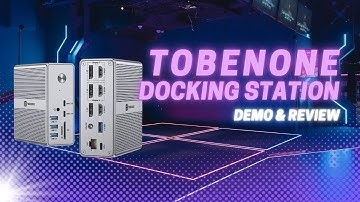 TobenONE Docking Station Review: Triple 4K Monitors & Powerful 120W Adapter for MacBook & Windows
