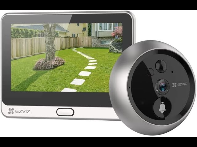 Review of the EZVIZ DP2C 1080p door viewer peephole camera. 