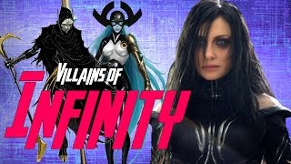 Villains of avengers infinity war - hela or death thor ragnarok & the
cull obsidian