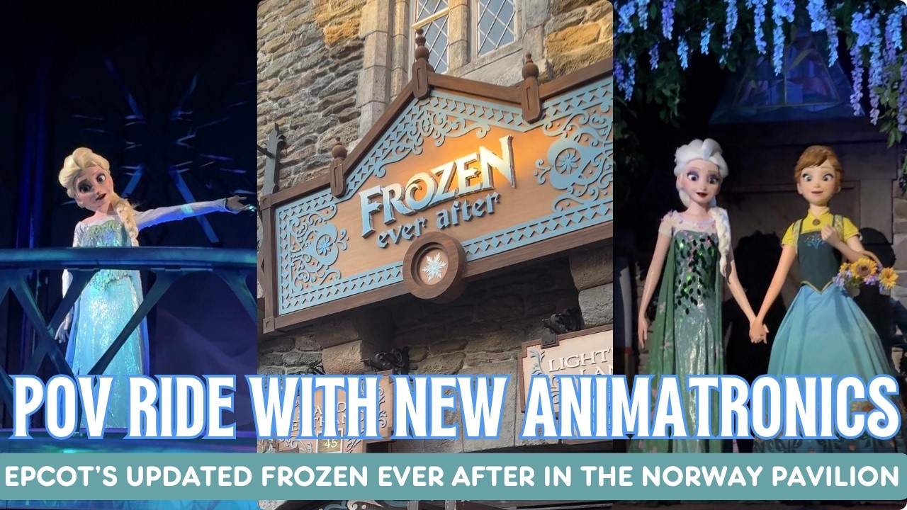 NEW Animatronics | POV Frozen Ever After | Epcot's Norway Pavilion