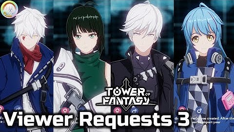 6 Anime/Manwha Characters - Tower of Fantasy Character Creator - My Presets & IDs part 3