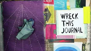 Wreck This Journal pages 46 to 49
