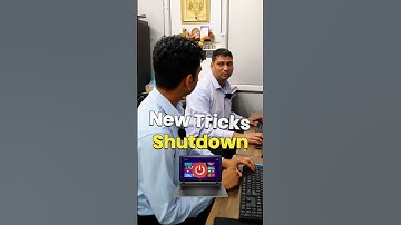 OMG 🔥 Create Shutdown Button In Just 10 sec in PC #shorts #tipsntricks #mybigguide