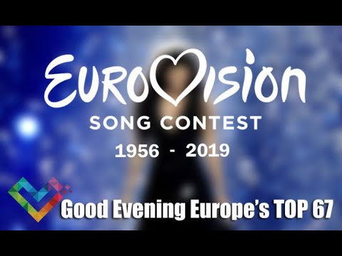 Eurovision Song Contest vindere 1956-2019: GEE Top 67