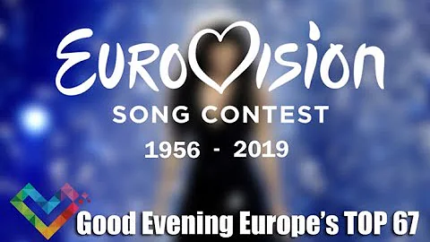 Eurovision Song Contest vindere 1956-2019: GEE Top 67