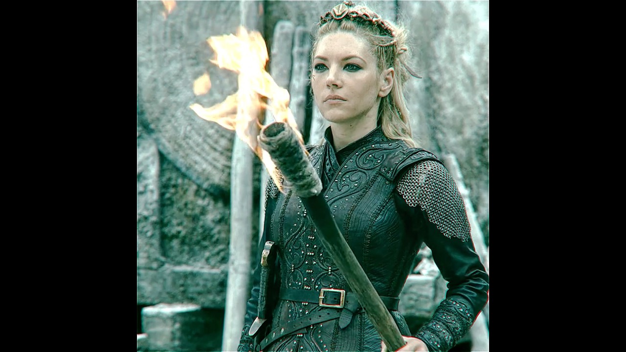 Lagertha captured the invading chieftain.#movies #movie #shorts #vikings