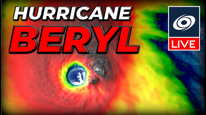 Dangerous Hurricane Beryl reaching Barbados - Live Coverage