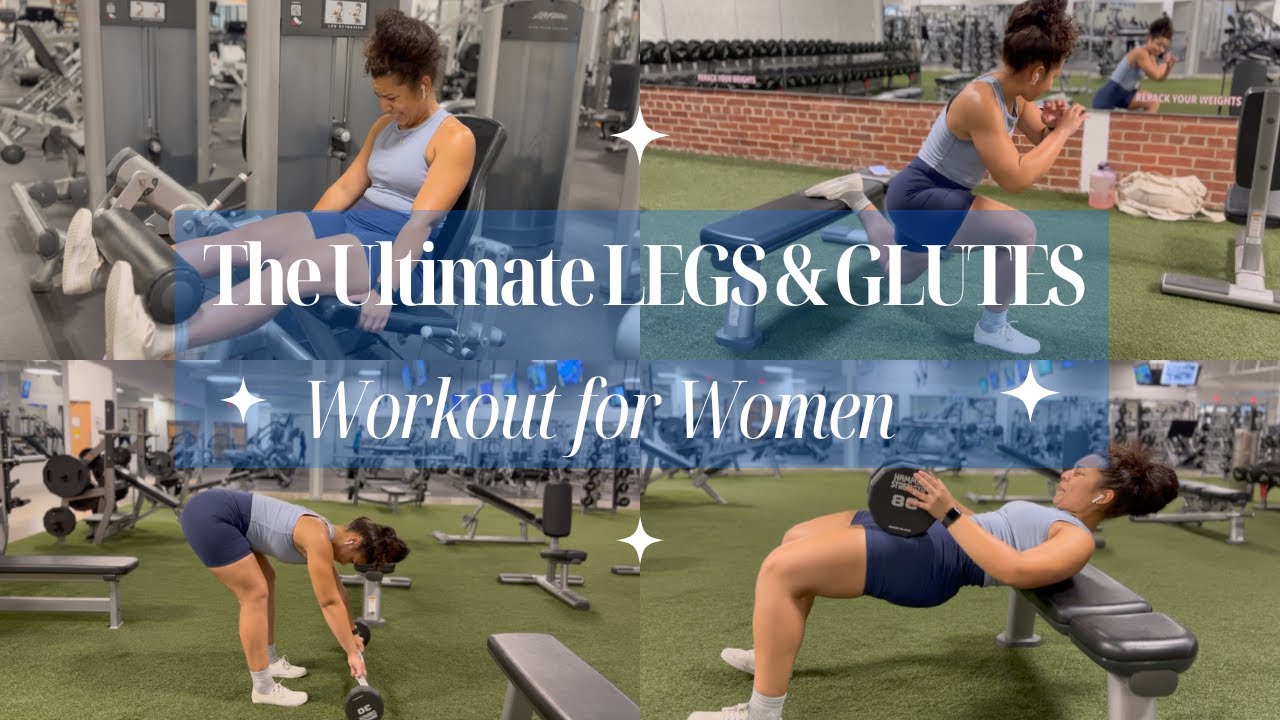 THE ULTIMATE LEGS AND GLUTES WORKOUT FOR WOMEN | Follow-along leg and ...