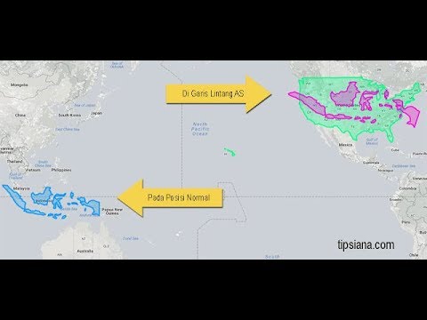 Video: Peta Menunjukkan Ukuran AS Dibandingkan Dengan 127 Negara Lainnya