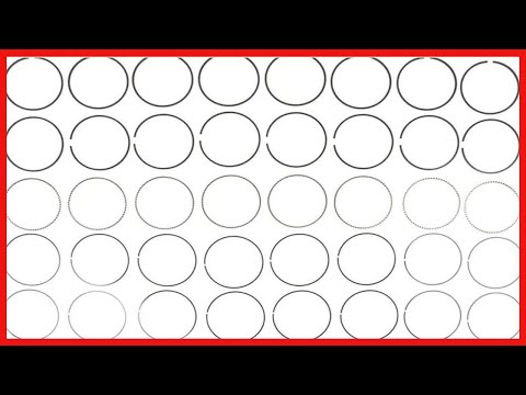 Mahle 41859CP Moly Ring Set (GMC Trk 4.8L/5.3L 1999-2002), Standard