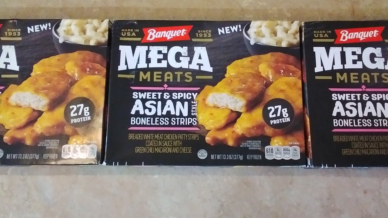 NEW MEGA Meats Sweet & Spicy Asian Style Boneless Strips! YouTube