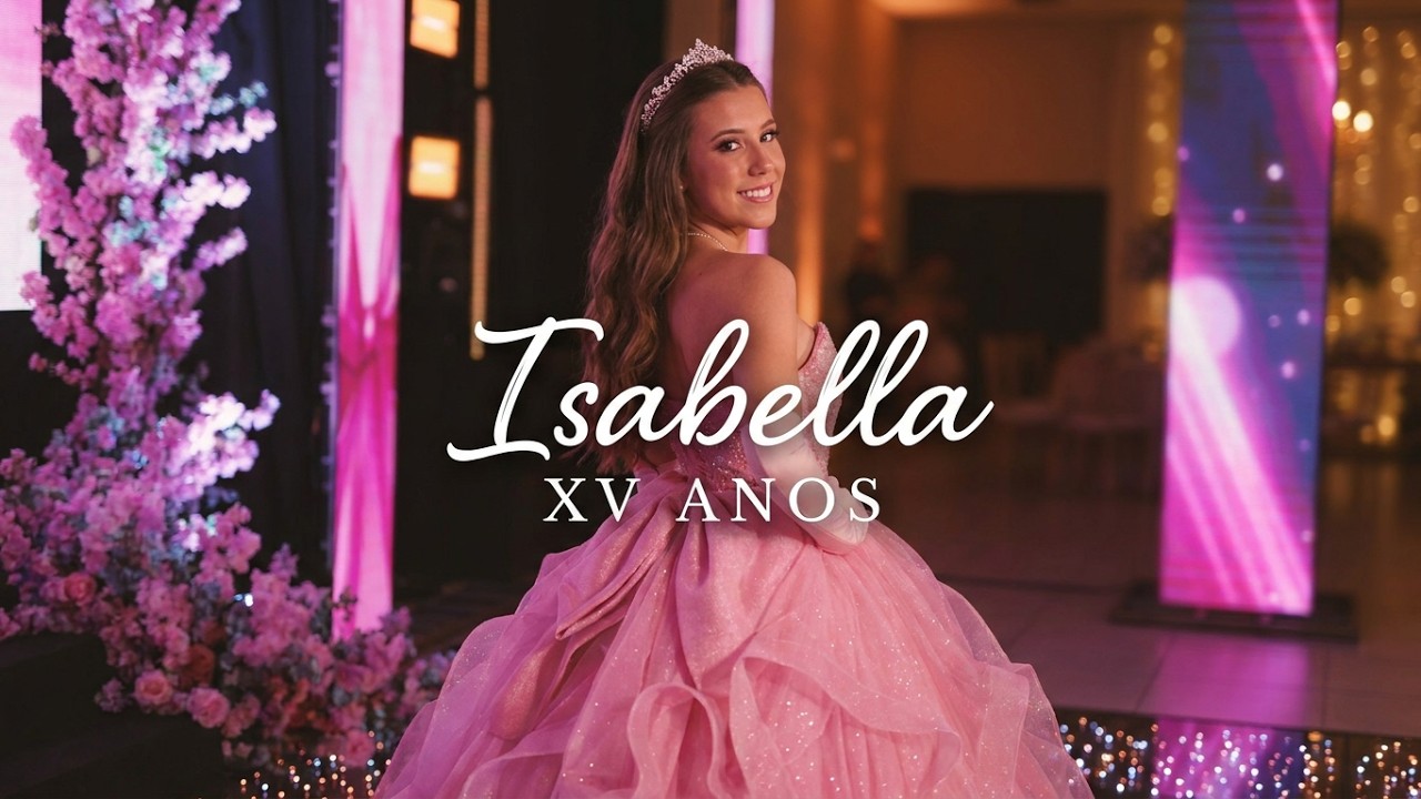 A festa de princesa! Filme de 15 anos da debutante Isabella Vicente