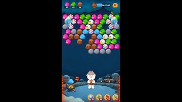 LINE バブル2　STAGE 1019　銀コニー　アイテムあり　×1.5　Silver Cony　LINE BUBBLE 2