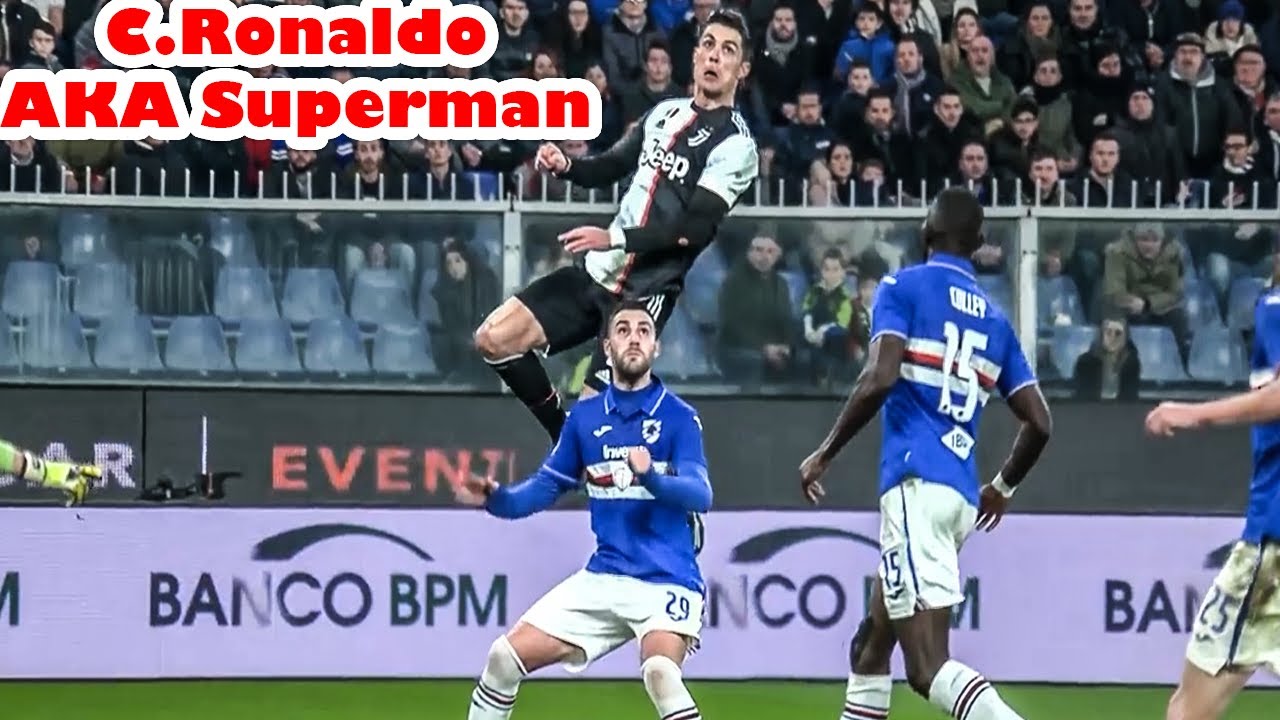 Cristiano Ronaldo's Super Goal Header!!! [Sampdoria 1: 2 Juventus