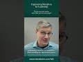 Engineering Metaphors for Leadership (Do you treat your systems better than you treat your people?)