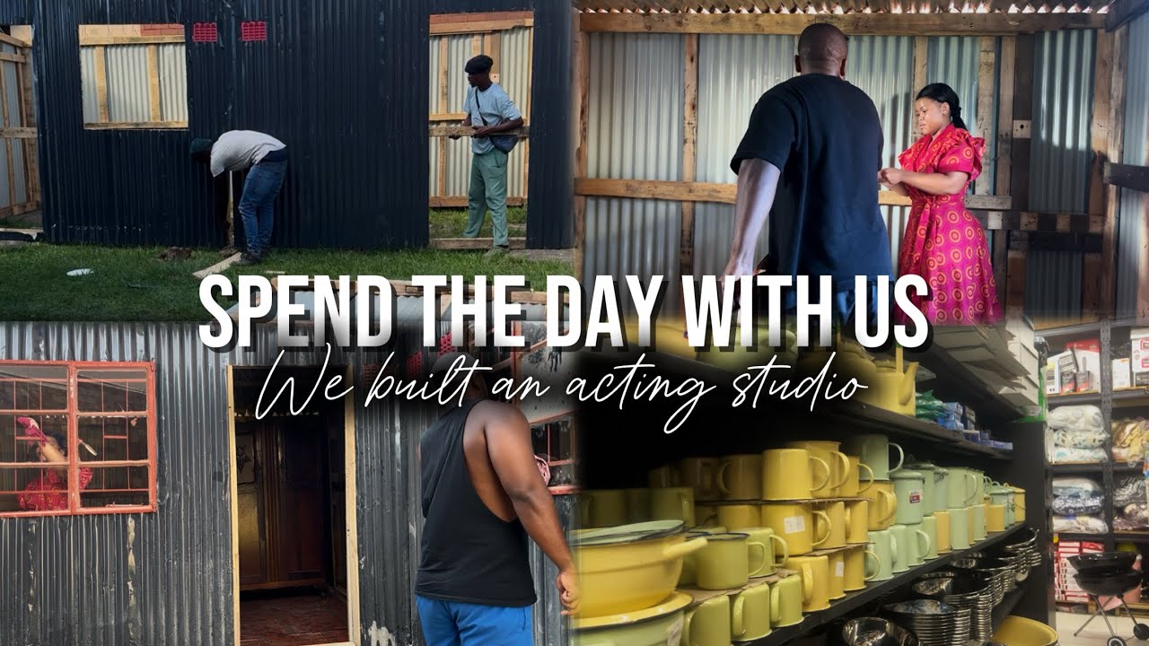 IT’S A VLOG!| We built an Acting Studio!!