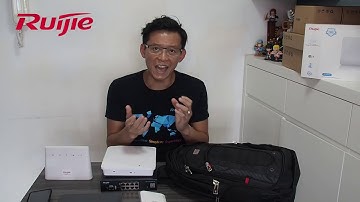 Ruijie Cloud Backpack Demokit Unbox Video Chapter 1 - Hardware unbox and physical connection