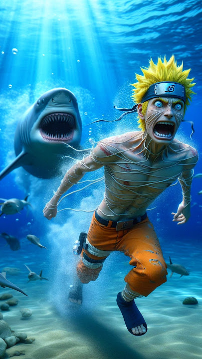 Goku Saves Naruto During Treasure Hunt | #shorts #naruto #anime