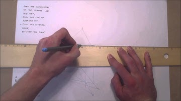 Dihedral Angle part 2 The line of Intersection