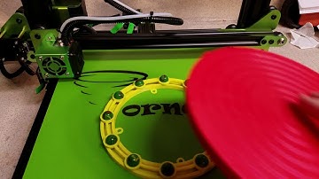 Large turntable with printed rotation plate