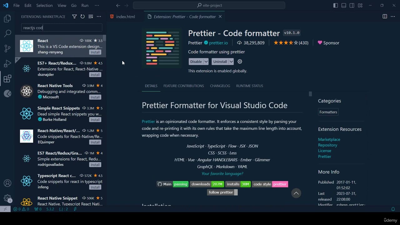 Best VS Code Extensions & Settings for React Developers (2024)