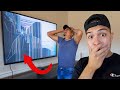 Breaking TV Prank On Angry Dad!