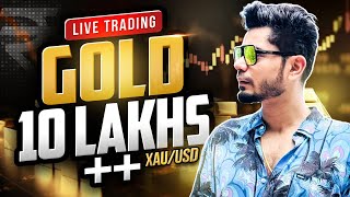 GOLD LIVE TRADING || 10 LAKHS ++ PROFIT