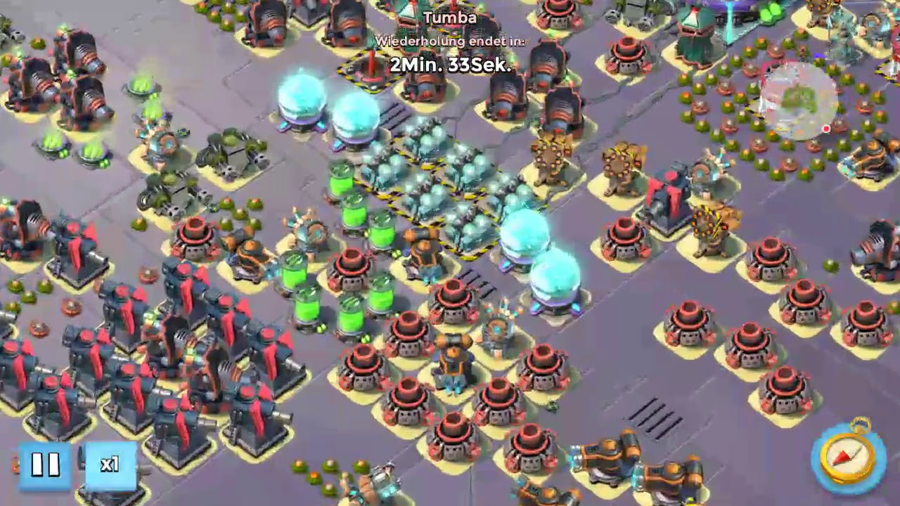 Boom Beach - Mega Crab - Stage 87 (3) and 88 two Hits by Tumba