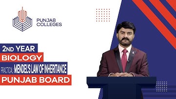 PGC Lectures-Inter Part II-Punjab Board-Biology-Chapter 22 - Mendel