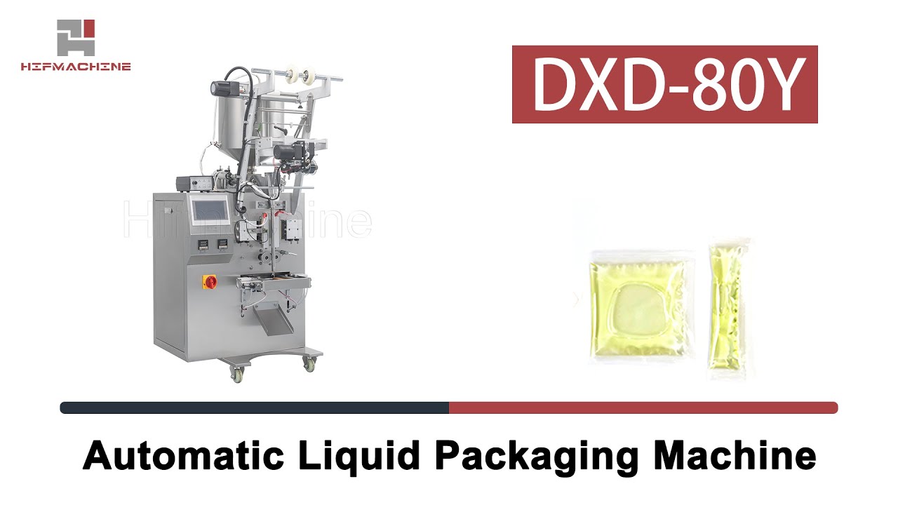 Automatic Liquid Packaging Machine DXD-80Y - YouTube
