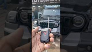 Thar roxx automatic number plate hide frame #viralvideo #trendingshorts