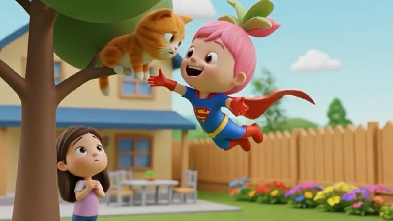 Superman's Superbaby Helps World | Fun Movie for Kids | Simple Kids Song & Nursery Rhymes | Toddlers