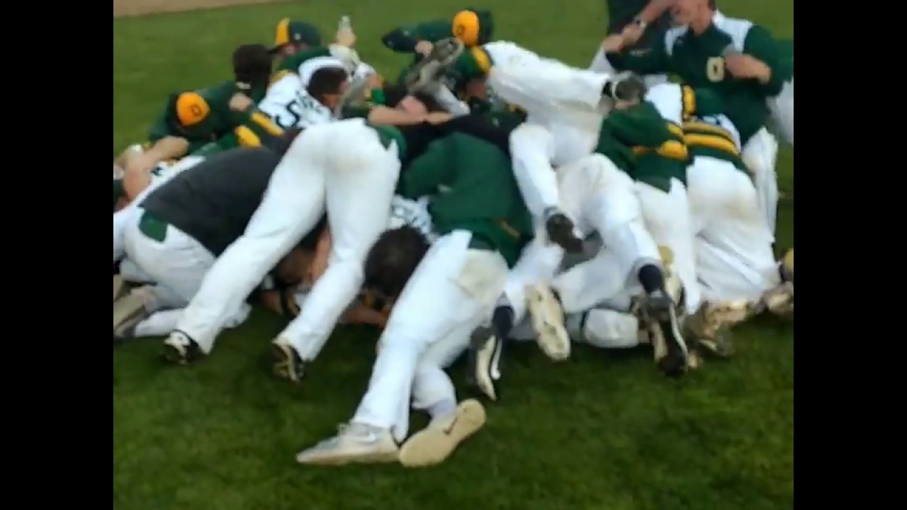 DOG PILE! Oswego Baseball Returns to Appleton YouTube