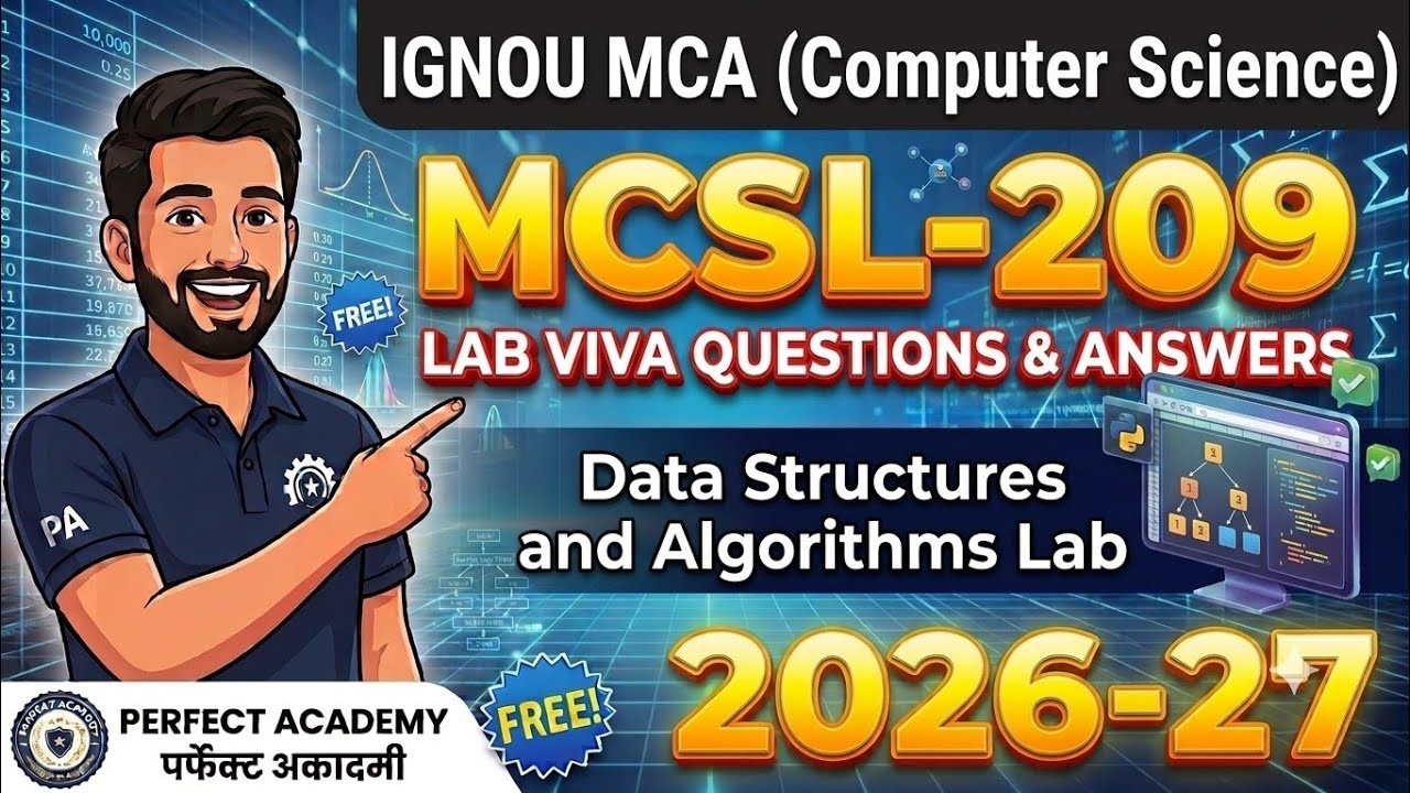 MCSL 209 | Data Structure & Algorithm Lab Viva Questions - YouTube