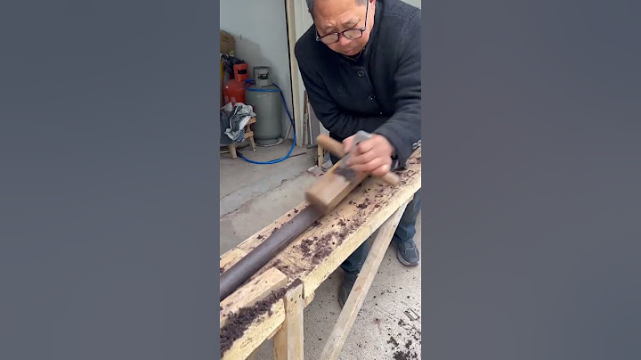 Ancient scale bar made of hand-planed purple sandalwood