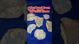 Ethiopian #opal from #santabarbaracalifornia gem show #gemstone #crystals #cabochon #jewelry #gems