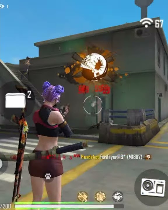 FREE FIRE HEADSHOT LUCU | #Editor berkelas ff